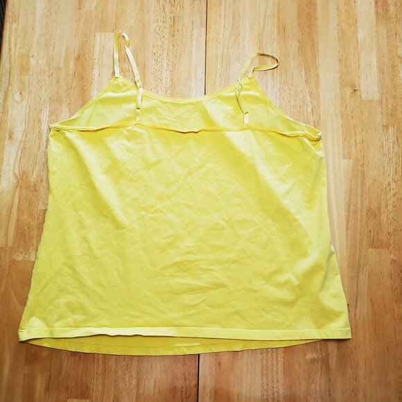 Lane Bryant Bright Yellow Camisole w/ Spaghetti Straps 22/24 - Gently worn - Picture 2 of 3